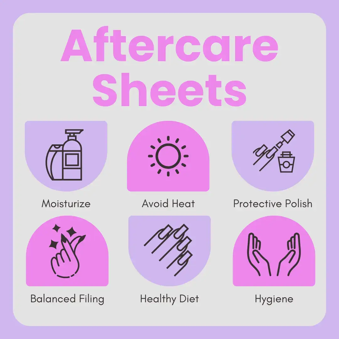 Aftercare Sheets